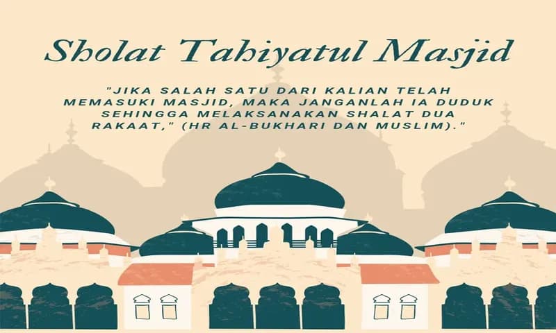 Niat Shalat Tahiyatul Masjid (Foto: Parboaboa/Ratni)