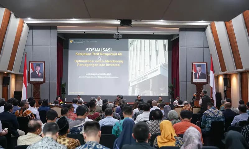 Pemerintah lakukan sosialisasi dengan para pelaku bisnis tindak lanjut kesepakatan tarif dengan AS. (Foto: ekon.go.id)