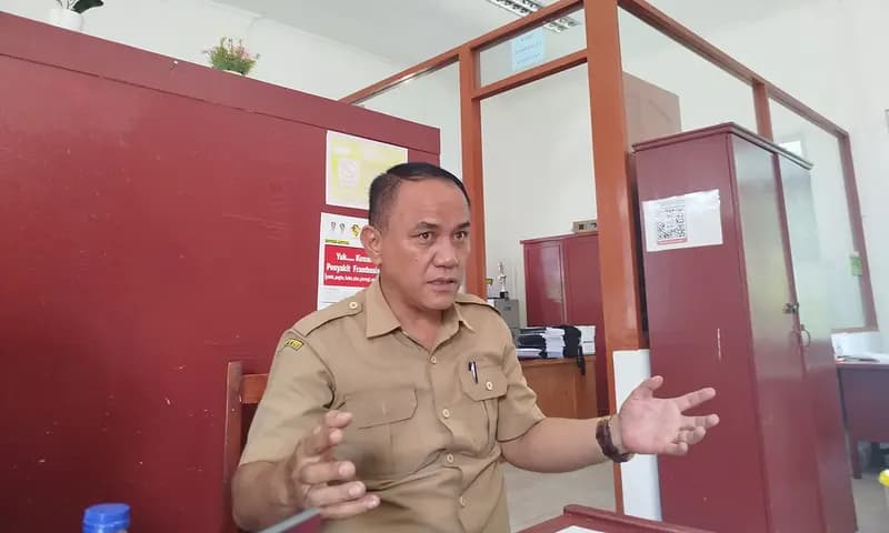 Kepala Bidang Kesehatan Masyarakat Dinas Kesehatan Kabupaten Simalungun, Rosman Saragih (Foto: PARBOABOA/Pranoto)