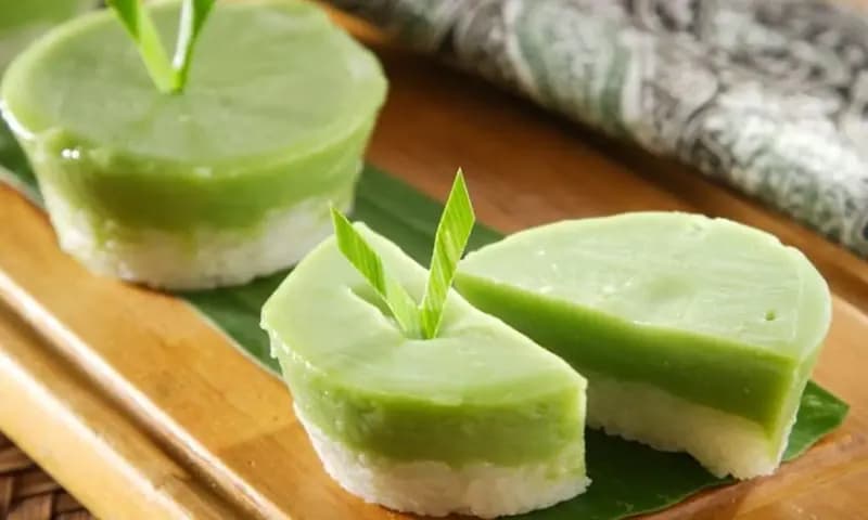 Resep talam ketan srikaya pandan (Foto: sajiansedap.grid.id)