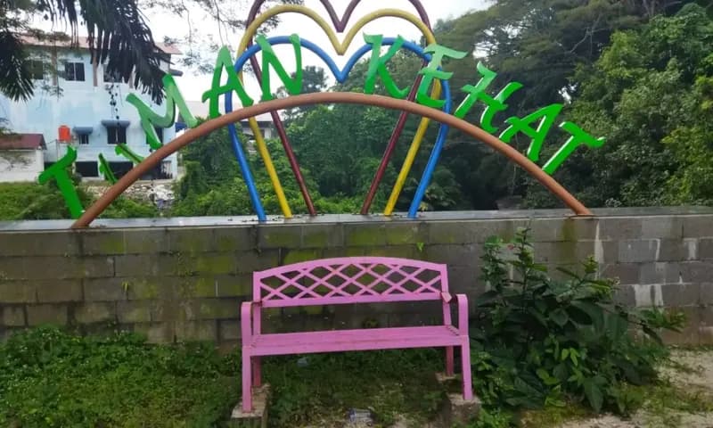 Taman Keberagaman Hayati atau biasa disebut Taman Kehati di Pematang Siantar terbengkalai dan sepi pengunjung. (Foto: PARBOABOA/ Kristianni Halawa)