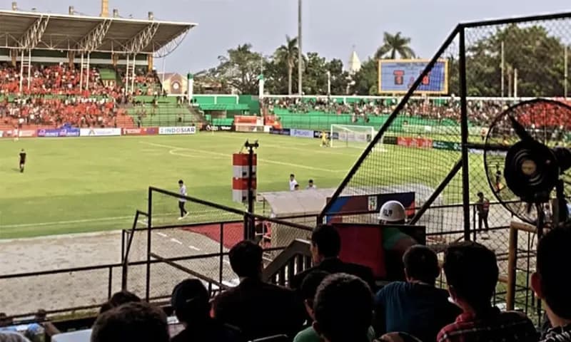 Pemerintah Kota Medan, Sumatra Utara akan merenovasi Stadion Teladan dalam waktu dekat. (Foto: PARBOABOA/Anugrah Andriansyah)
