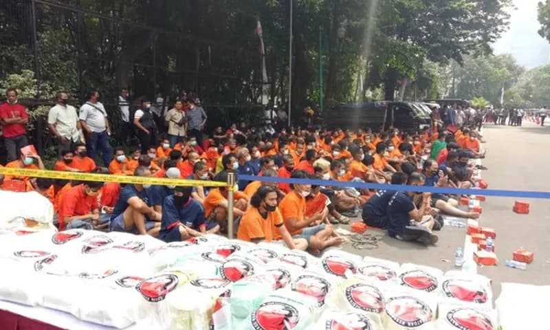 Polda Metro Jaya berhasil mengamankan 626 kg narkoba dari operasi Kamtibnas yang digelar mulai 21-25 Agustus (Foto: Ananta Erlangga/kumparan)