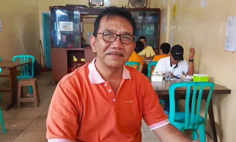Ketua DPD Golkar Kabupaten Simalungun, Timbul Jaya H. Sibarani. (Foto: PARBOABOA/Jeff Gultom)
