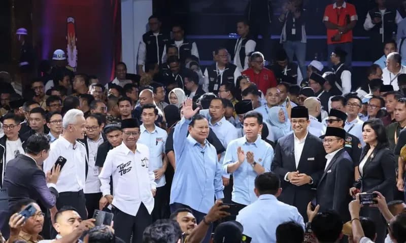 Ada banyak pengusaha tambang yang menjadi timses paslon capres-cawapres 2024. (Foto: Instagram/@prabowo)