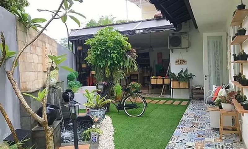 Desain taman kecil belakang rumah, foto: Rumah123.com