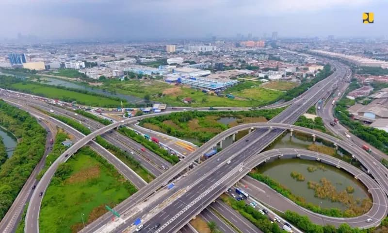 Jalan Tol Tangerang-Merak. (Foto: dok. Kementerian PUPR)