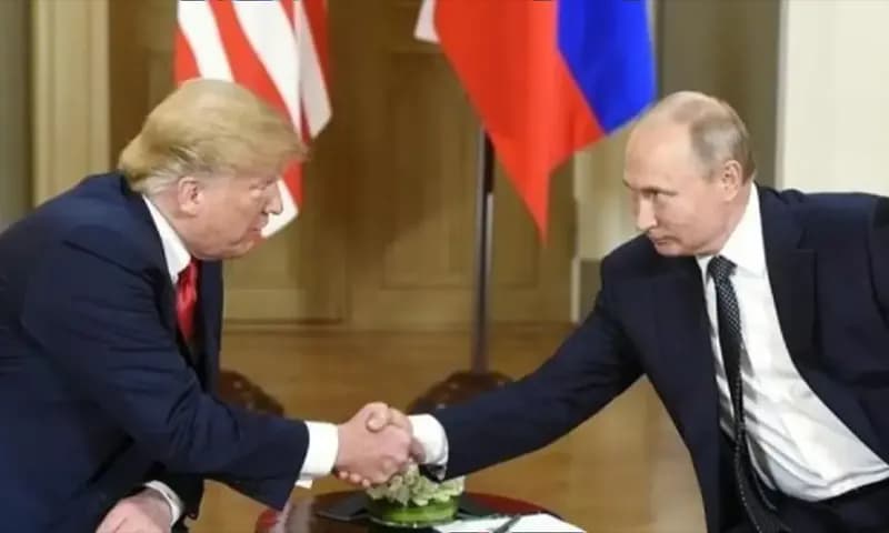 Pertemuan Presiden Amerika Serikat Donald Trump dan Presiden Rusia Vladimir Putin. (Foto: Dok. ANTARA)