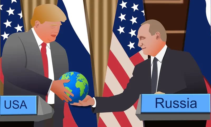 Presiden AS Donald Trump dijadwalkan bertemu Presiden Rusia Vladimir Putin bahas perdamaian dengan Ukraina. (Foto: Pixabay)