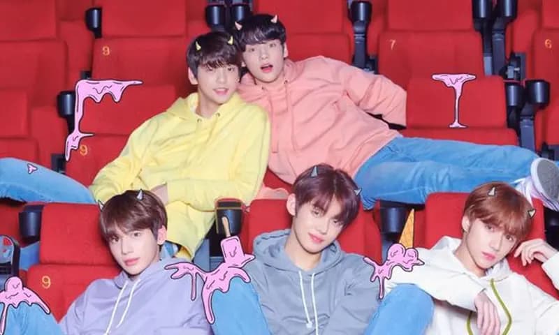 Member TXT (dok Twitter/ BigHitEnt)
