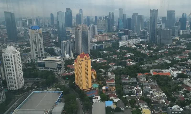 Kualitas udara di Jakarta yang semakin buruk dari hari ke hari telah menjadi ancaman serius. (Foto: PARBOABOA/Bina Karos)