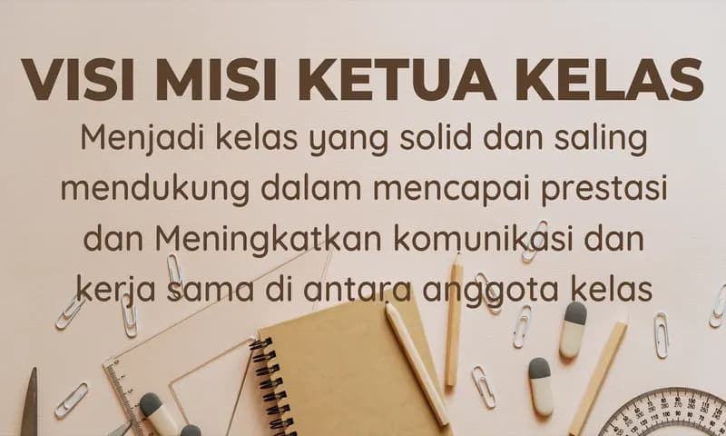 Visi Misi Ketua Kelas (Foto: Parboaboa/Ester)