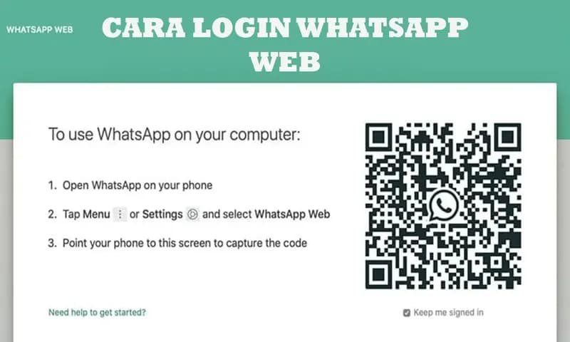 Simak cara login WA Web (Foto: Parboaboa/Kathleen)