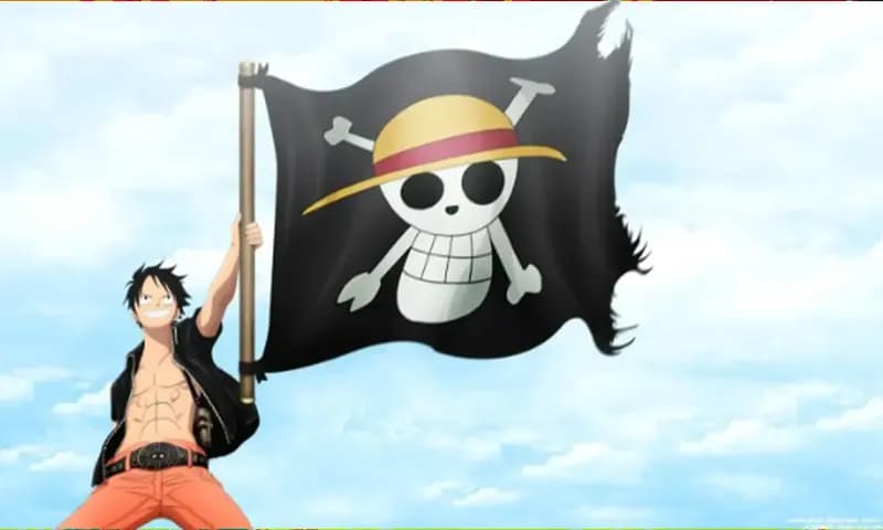 Bendera One Piece. (Foto:IG/@onepiece)