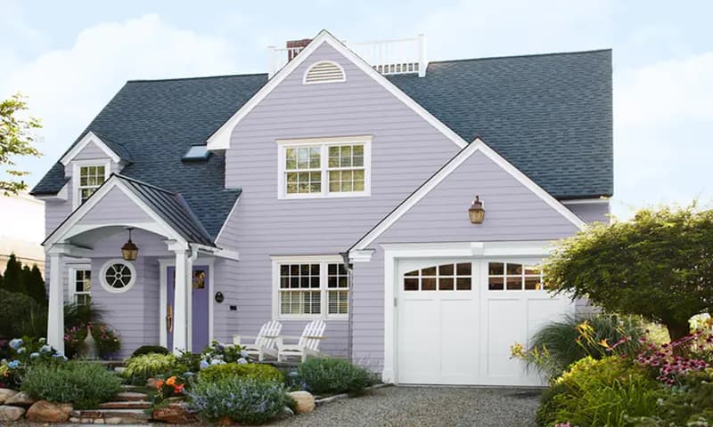 Inspirasi warna cat luar rumah yang sejuk, foto: rumah.com