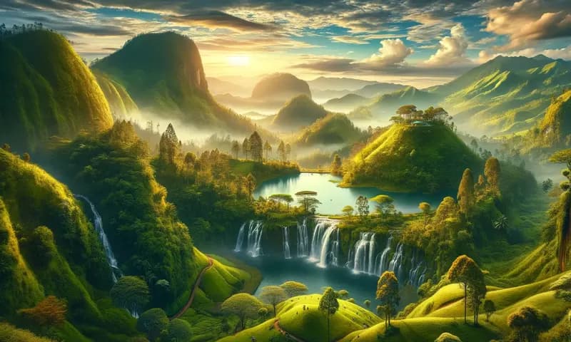 Ilustrasi Tempat wisata alam di Semarang, Jawa Tengah (Foto: PARBOABOA/Wanovy)