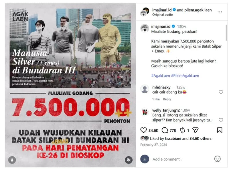 Tuntas sudah janji (Sumber: imajinari.id)