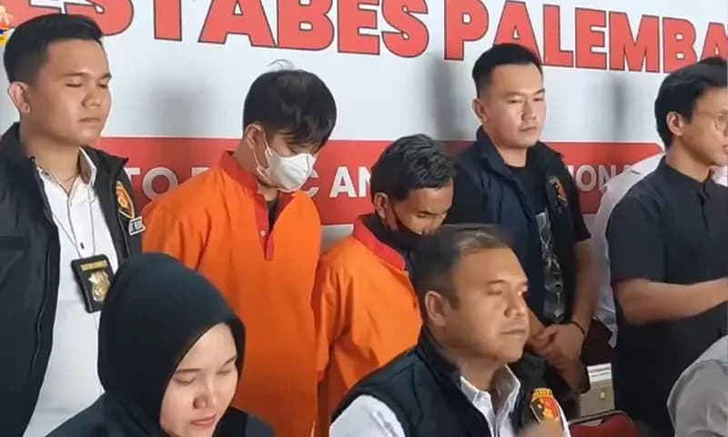 Aguscik Laode (34), guru les piano tersangka kasus pelecehan seksual terhadap bocah perempuan berusia 9 tahun. (Foto: Instagram/@grebek_paltv)