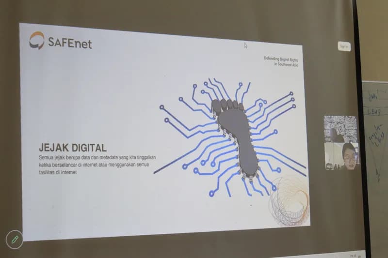 Materi Keamanan Digital di kelas SJP Batch 4 (Foto: PARBOABOA/Rizal Tanjung)