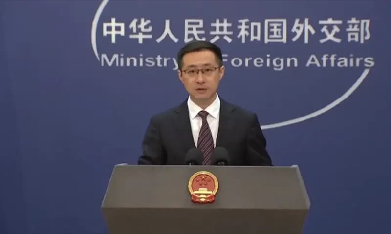 Jurubicara Kementerian Luar Negeri Tiongkok Lin Jian. (Foto: Dok.CMG)