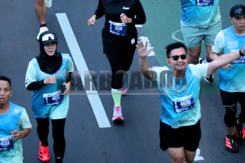 Menjadi juara bukan tujuan utama bagi banyak pelari (Foto: koleksi Teng Kok Tong)