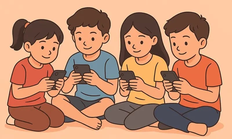 Penelitian yang dibuat We Are Social menunjukkan penggunaan platform digital di Indonesia kini semakin marak (Foto: PARBOABOA/Defri)