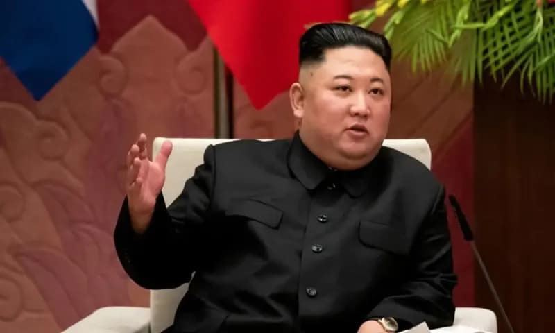 Presiden Korea Utara, Kim Jong-un menyebut negaranya tidak akan ragu memusnahkan Korea Selatan. (Foto: X/@TheNoLabelsPod)