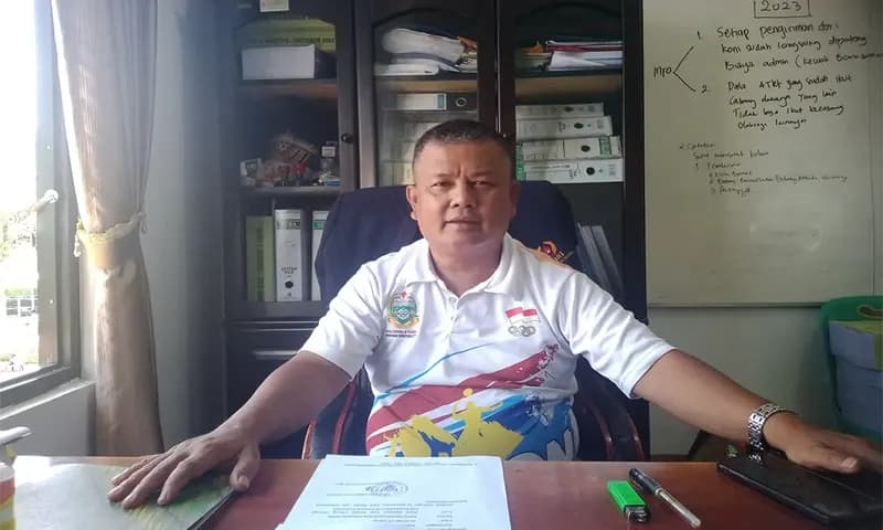 Ketua KONI Pematang Siantar, Jayadi Sagala mengatakan pihaknya mengganggarkan sebanyak Rp100 juta untuk pemberian tali asih bagi atlet berprestasi selama tahun 2022 yang berasal dari anggaran pendapatan dan belanja daerah (APBD) Pematang Siantar. (Foto: