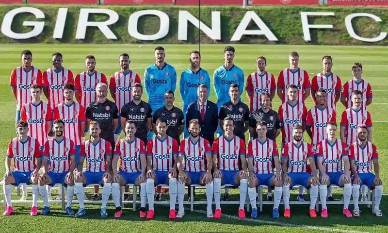 Girona FC terus menciptakan sejarah memukau di La Liga Spanyol musim ini. Setelah menjalani 12 pertandingan, mereka sekarang memuncaki klasemen dengan 31 poin, mengungguli Real Madrid dengan selisih dua poin. (Foto: Instagram/@gironafc)