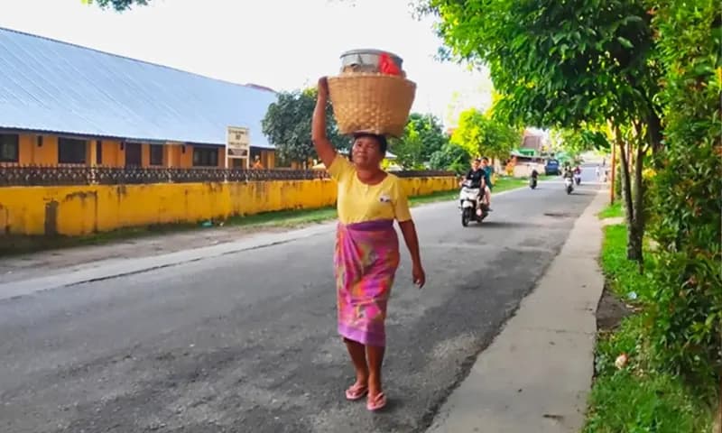 Lampet, tak sekadar kudapan. (Foto: PARBOABOA/Gita)