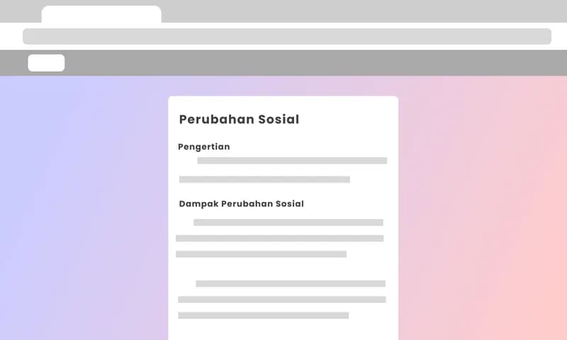Pengertian Perubahan Sosial, Faktor, dan Dampaknya (Foto: Parboaboa/Faulan)
