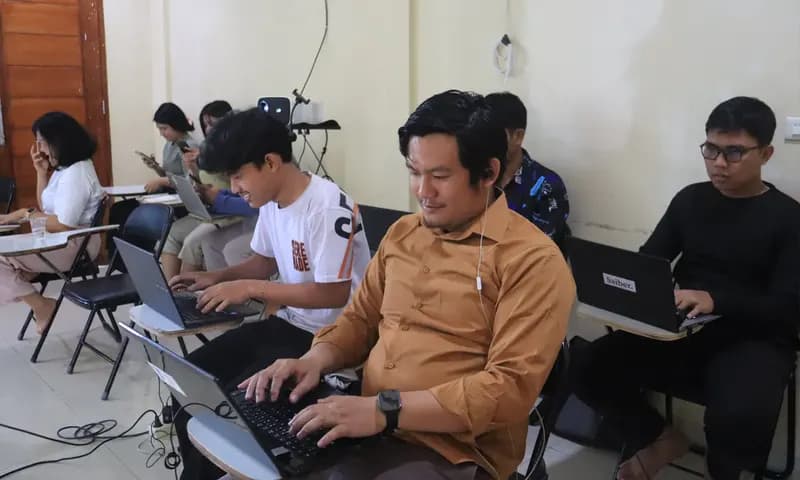 Penutupan SJP-3 di kantor Parboaboa, Pematangsiantar, Kamis (11/12/2025) (Foto: Rizal Tanjung/PARBOABOA)