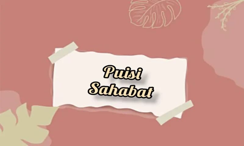 Contoh puisi tentang sahabat yang menyentuh hati (Foto: Parboaboa/Sarah)