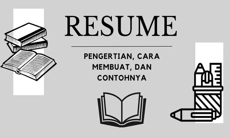Pengertian dan Contoh Resume (Foto: Parboaboa/Ester)