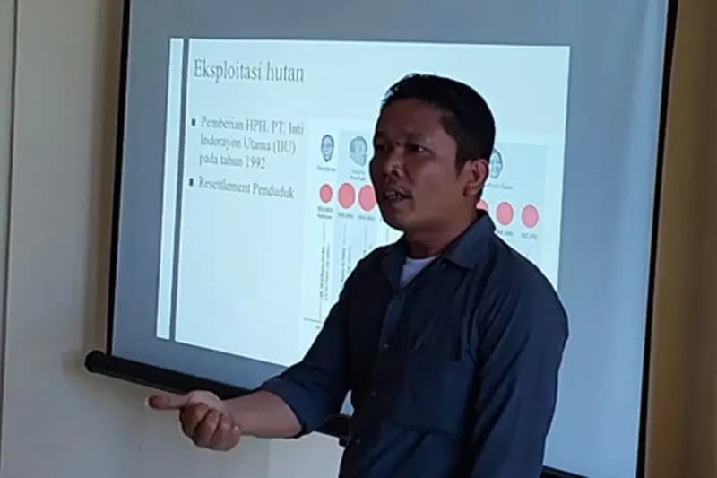 Direktur Kelompok Studi dan Pengembangan Prakarsa Masyarakat Rocky Pasaribu. (Foto: PARBOABOA/P. Hasudungan Sirait)