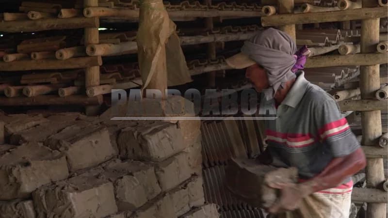Pabrik Genteng Majalengka. (Foto: PARBOABOA)