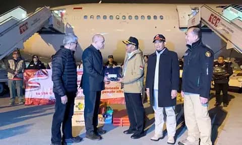140 Ton Bantuan Logistik Pemerintah RI Sudah Terima Pemerintah Turki