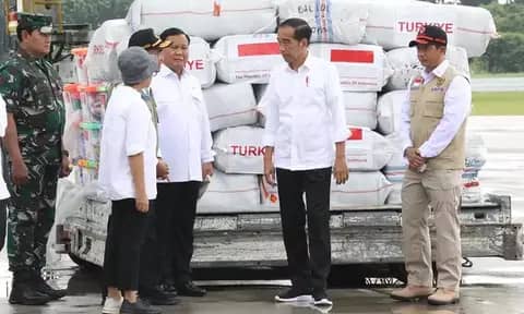 Indonesia Kirim 140 Ton Logistik ke Turkiye