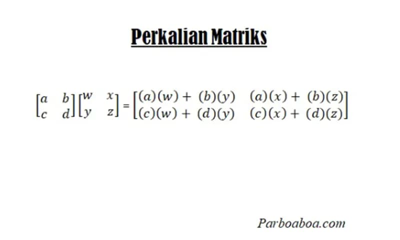 Matriks Math Perkalian Yuk Mengenal Perkalian Matriks 2x2 dan 3x3