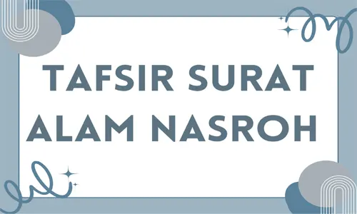 surat alam nasroh