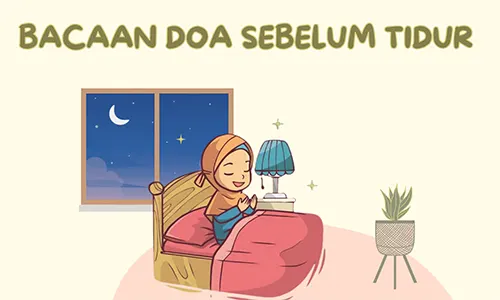 4 doa sebelum tidur