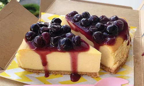 blueberry cheesecake