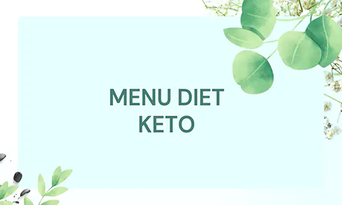 menu diet keto