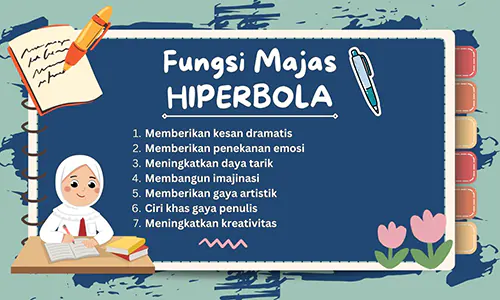 majas hiperbola adalah