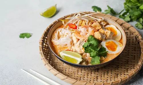 laksa makanan singapura