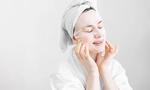 cara pakai sheet mask di malam hari