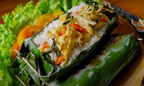 Resep nasi bakar