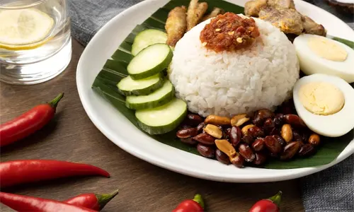 resep nasi lemak malaysia rice cooker