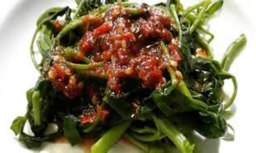 Resep Rujak Kangkung Rumahan