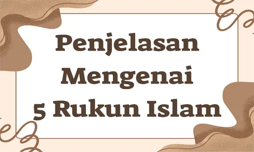 rukun islam ada 5